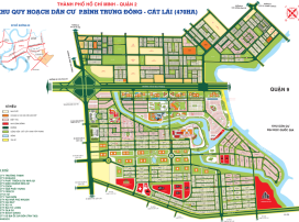 Bán đất nền dự án KĐT Cát Lái 50 Ha, 5x20m; giá 43tr/m2